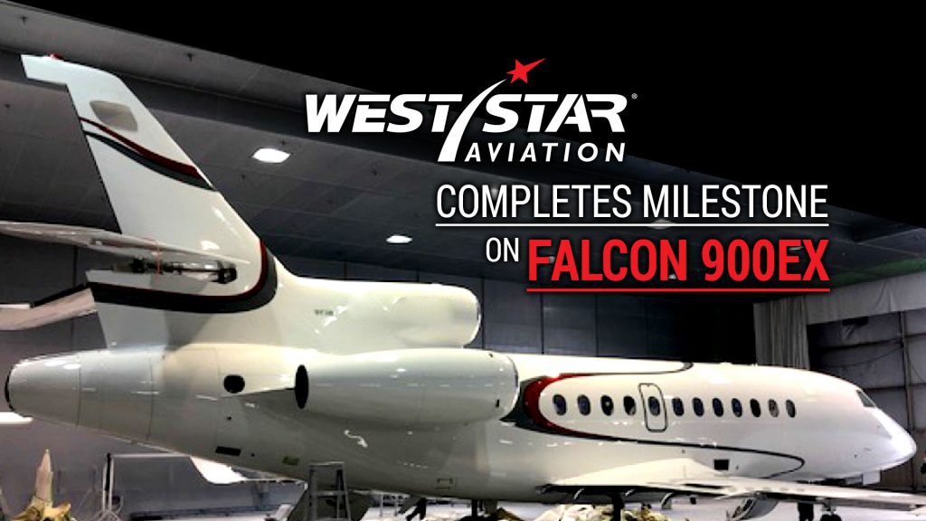 Completes Milestone Inspection on Falcon 900EX