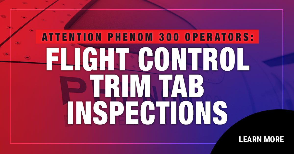 Flight Control Trim Tab Inspections