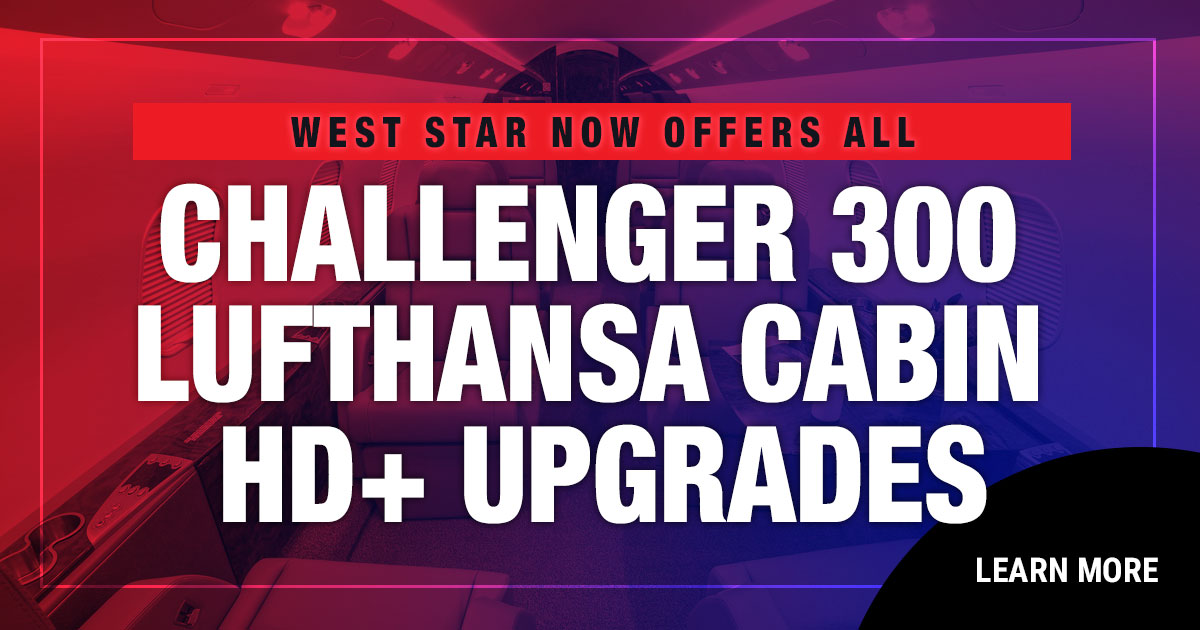 Challenger 300 Lufthansa Cabin HD+ Upgrades
